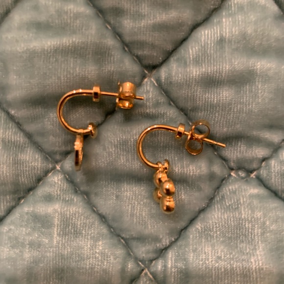 Louis Vuitton huggie earrings - Picture 2 of 5